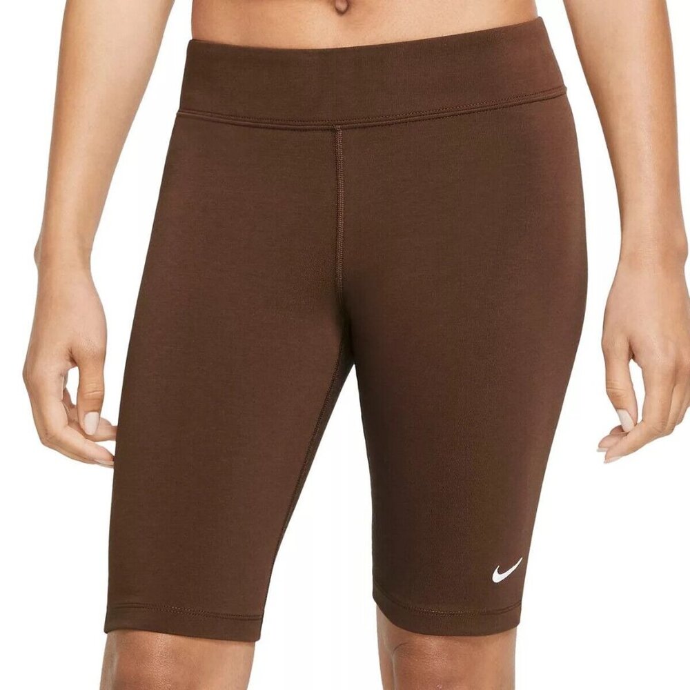 Nike Womens Sportswear Essential Tights CZ8526-259 Brown Size XS Extra Small
